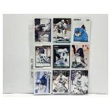Lot of 9 Sean Burke Hockey Cards