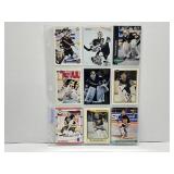 Lot of 9 Tom Barasso Hockey Cards