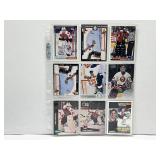 Lot of 9 Ron Hextall Hockey Cards