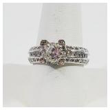 Silver Ring Stamped 925 Size 9