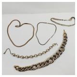 Lot of Vintage Chain Necklaces