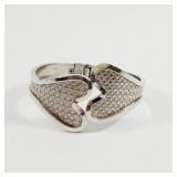 Vintage Metal Hinged Bracelet