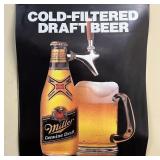 1986 Advertising Poster Miller Genuine Beer