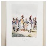 Vintage Lithograph Print French Imperial Guard