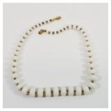 Vintage 15' Necklace White Beads