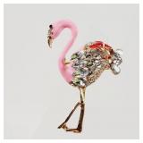 Pink Flamingo Brooch