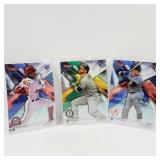 Lot of 3 Baseball Cards