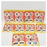 Lot of Team Logo Stickers