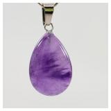 Polished Amethyst Pendant