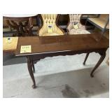 Hall table with queen and legs