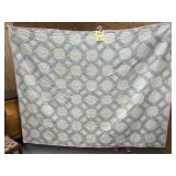 92 inches by 70 inches quilt has a little damage