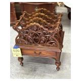 Magazine rack with one drawer very nice 25 inches