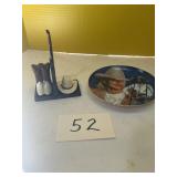 Alan Jackson collector plate and Alan Jackson