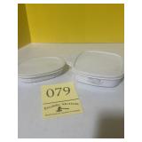 Two pieces of corning ware