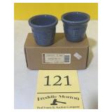 Longaberger votive set of two corn flour color