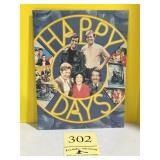 Happy days metal sign