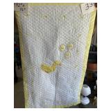 Baby quilt 42ï¿½ x 26ï¿½ Duck, daddy mama and baby