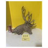 Elk head wall decor