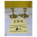 Baldwin solid brass candle holders