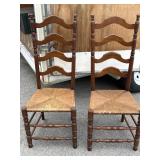 2 Ladder Back Chairs
