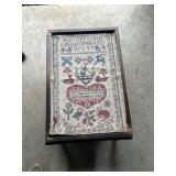 Small table with glass top