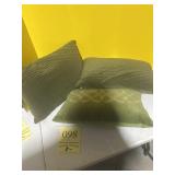 Pillows, cushions, and back support wedge pillow