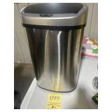 Two trash cans one is automatic other is foot