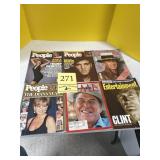 1980s and 1990s pop culture magazines, including