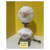 Hand painted gone with the wind style lamp