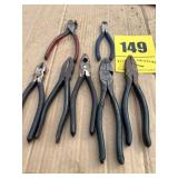 Several pliers