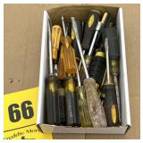 Flat of screwdrivers