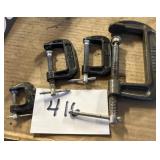 4 C clamps