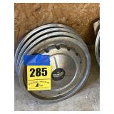 Set a four Mustang hubcaps fits 1967 through 1969