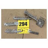 Five car badges snap on sharp motor company