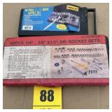 52 piece socket set and a 40 piece socket set