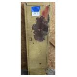 Metal locker and contents