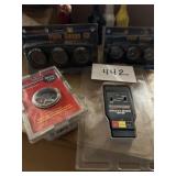 Illuminated triple gauge kit faces adjustable