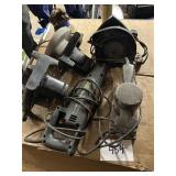 3 skill saws, I saw, saw and a sander