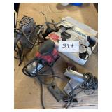 Sanders, timing and light water sprinkler, and