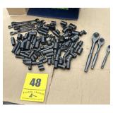 Husky tool set sockets, wrenches and ratchets