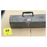 Vintage Sears craftsman metal, toolbox,