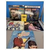 George Jones vinyl record collection George Jones