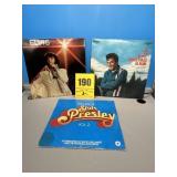 Elvis vinyl record album collection, including