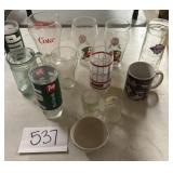 Miscellaneous Coca-Cola, glassware and other