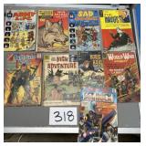 Old comic books 10 and $.12 comic books