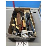 Flat of kitchen utensils