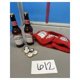 Budweiser vintage hat to millennium Budweiser,