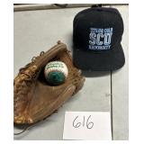 Old baseball glove, America, 7-Up baseball, the