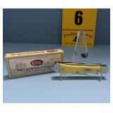 Case trapper yellow handle two blades with box