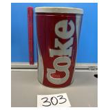 Vintage Coke metal canister